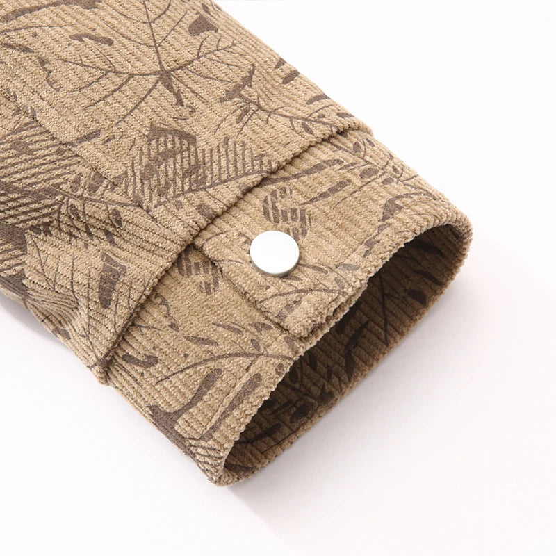 Men Jacket Corduroy Trench Coats Oversize 6XL 7XL 8XL Plus Size Print Spring Pattern Hip Hop Motorcycle Pocket Streetwear Soft