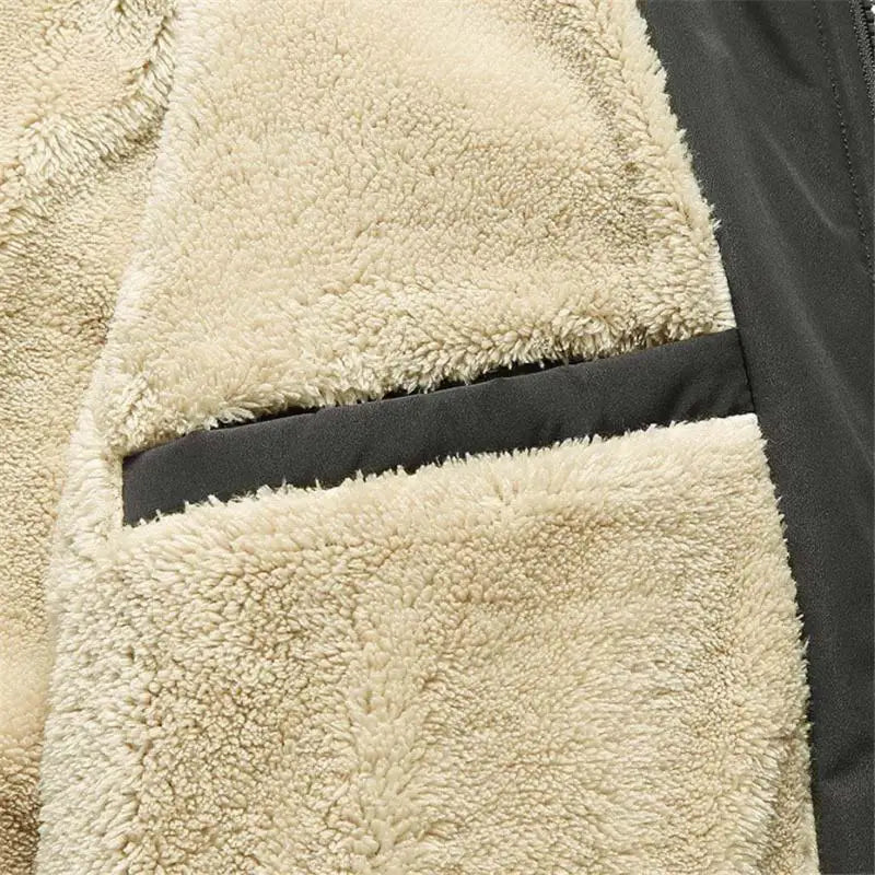 2025 Fleece Warm Men's Winter Jacket Windbreak Parka Coat Thicken Inner Jacket Men Windproof Men's Winter Coat Plus Size 6XL 8XL