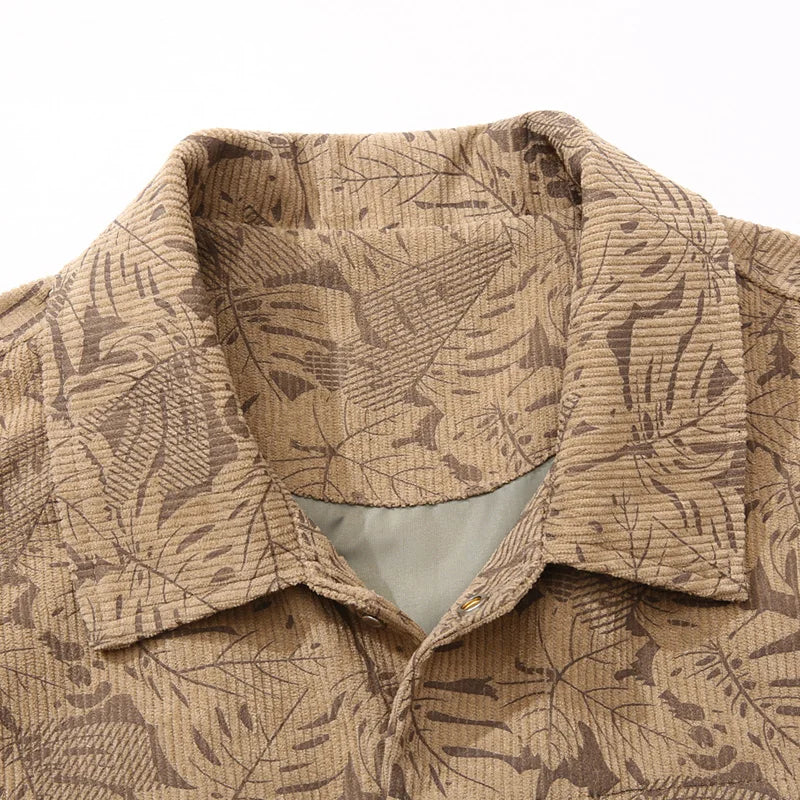 Men Jacket Corduroy Trench Coats Oversize 6XL 7XL 8XL Plus Size Print Spring Pattern Hip Hop Motorcycle Pocket Streetwear Soft