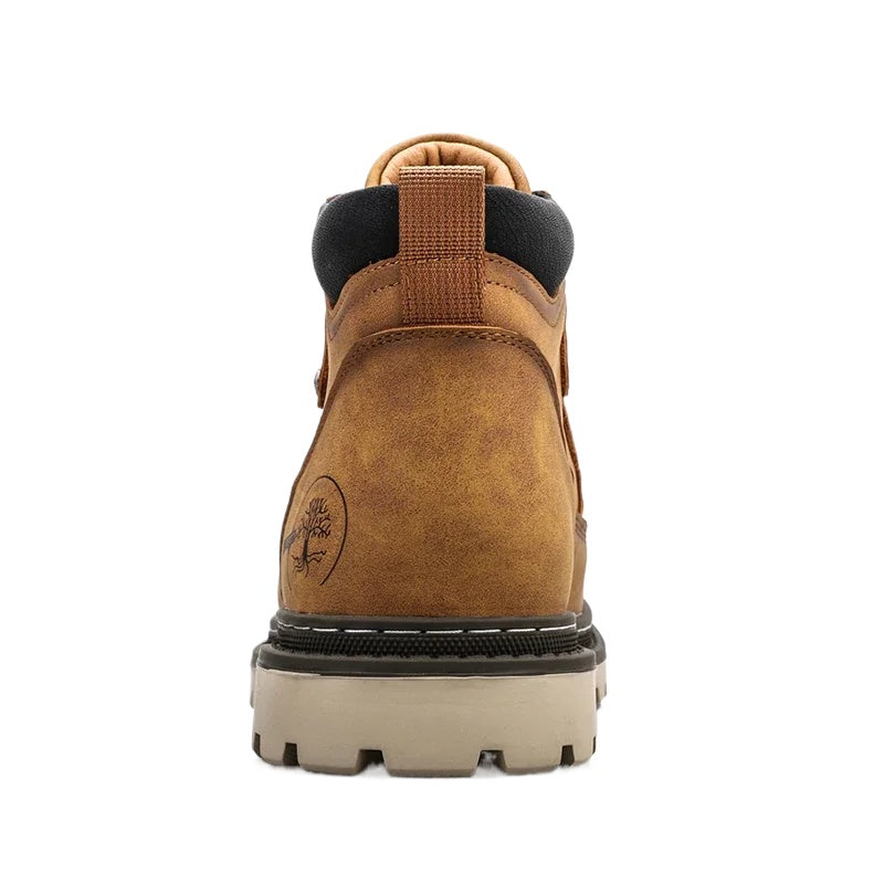 DEKABR Casual Shoes For Men Autumn Winter Warm Fur Plus Comfortable Retro Boots Wear-Resistan Leisure Vintage Style Boots Men